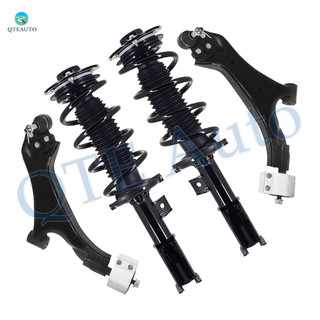 Set of 4 Front Lower Control Arm Ball Joint-Quick Complete Strut-Coil Spring Assembly For 2012 Chevrolet Captiva Sport