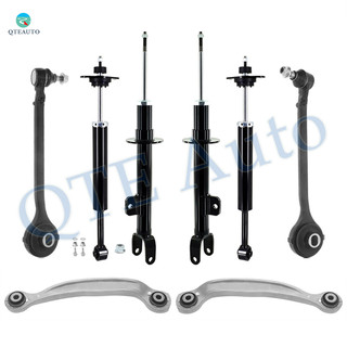 Set of 8 Front Lower Forward Control Arm Ball Joint-Suspension Strut Assembly-Rear Upper Rearward Control Arm-Shock Absorber For 2015-2018 Dodge Charger RWD