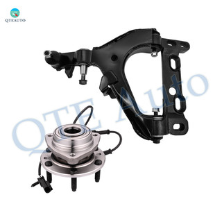 Front Left Lower Control Arm Ball Joint-Wheel Hub Bearing Assembly For 2004-2007 Chevrolet Trailblazer