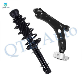 Front Left Lower Control Arm-Quick Complete Strut-Coil Spring Assembly For 2005 Volkswagen Jetta