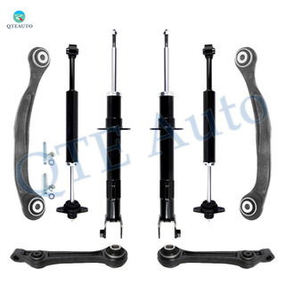 Set of 8 Front Lower Rearward Control Arm Ball Joint-Suspension Strut Assembly-Rear Upper Rearward Control Arm-Shock Absorber For 2009 2010 Dodge Challenger V8