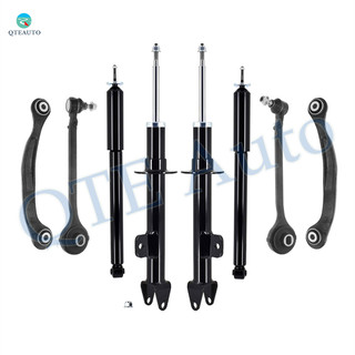 Set of 8 Front Lower Forward Control Arm Ball Joint-Suspension Strut Assembly-Rear Upper Rearward Control Arm-Shock Absorber For 2005-2010 Chrysler 300 w/ Performance Suspension