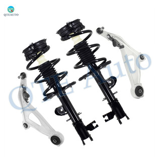 Set of 4 Front Lower Control Arm Ball Joint-Quick Complete Strut-Coil Spring Assembly For 2014-2020 Nissan Pathfinder