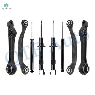 Set of 8 Front Lower Rearward Control Arm-Suspension Strut Assembly-Rear Upper Rearward Control Arm-Shock Absorber For 2005-2008 Dodge Magnum