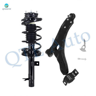 Front Right Lower Control Arm Ball Joint-Quick Complete Strut-Coil Spring Assembly For 2000-2004 Ford Focus