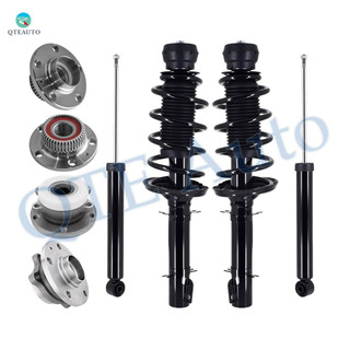 Set of 8 Front Wheel Hub Bearing Assembly-Quick Complete Strut-Coil Spring Assembly-Rear Wheel Hub Bearing Assembly-Shock Absorber For 2005 Volkswagen Jetta L4 L5 Set of 8 Front Wheel Hub Bearing Assembly-Quick Complete Strut-Coil Spring Assembly-Rear Wheel Hub Bearing Assembly-Shock Absorber For 2005 Volkswagen Jetta L4 L5