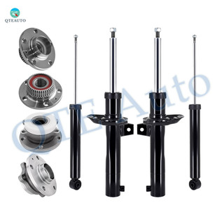 Set of 8 Front Wheel Hub Bearing Assembly-Suspension Strut Assembly-Rear Wheel Hub Bearing Assembly-Shock Absorber For 2005 Volkswagen Jetta Set of 8 Front Wheel Hub Bearing Assembly-Suspension Strut Assembly-Rear Wheel Hub Bearing Assembly-Shock Absorber For 2005 Volkswagen Jetta