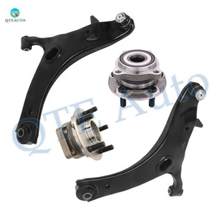 Set of 4 Front Lower Control Arm Ball Joint-Wheel Hub Bearing Assembly For 2011-2014 Subaru Impreza