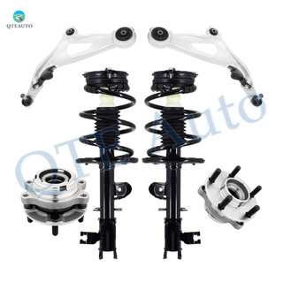 Set of 6 Front Lower Control Arm Ball Joint-Wheel Hub Bearing Assembly-Quick Complete Strut-Coil Spring Assembly For 2016-2020 Infiniti QX60
