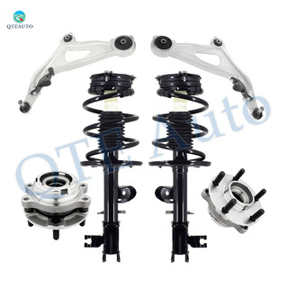 Set of 6 Front Lower Control Arm Ball Joint-Wheel Hub Bearing Assembly-Quick Complete Strut-Coil Spring Assembly For 2014-2020 Infiniti QX60