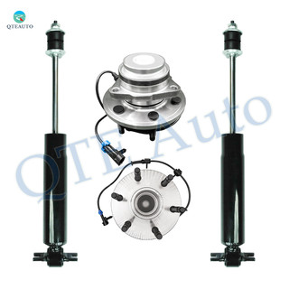 Set of 4 Front Wheel Hub Bearing Assembly-Shock Absorber For 2003-2005 Chevrolet Astro High Performance Monotube Upgrade