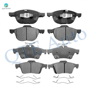 Front Rear Brake Pads Replacement For 2013-2018 Ford C-Max, 2013-2016 Ford Escape, 2012-2018 Ford Focus, Set of 8 Ceramic Brakes Pads