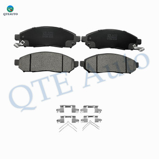 Front Brake Pads Replacement For 2005-2019 Nissan Frontier, 2005-2012 Nissan Pathfinder, 2005-2015 Nissan Xterra, 2009-2012 Suzuki Equator, Set of 4 Ceramic Brakes Pads