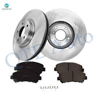 Set of 6 Front 320mm Brake Disc Rotors-Ceramic Brake Pad Kit For 2009-2014 2016-2018 Nissan Maxima