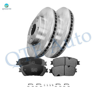 Set of 6 Front 275mm Brake Disc Rotors-Ceramic Brake Pad Kit For 2005 2006 Toyota Camry