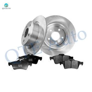 Set of 6 Rear 280mm Drilled Slotted Brake Disc Rotors-Ceramic Brake Pad kit For 2013-2016 Ford Escape D1095 7874