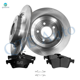 Set of 6 Rear 302mm Brake Disc Rotors-Ceramic Brake Pad Kit For 2007-2010 2012-2015 Mazda 5