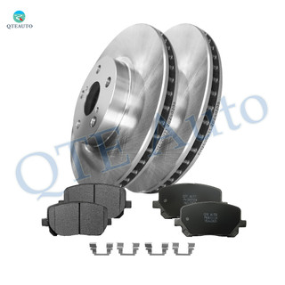 Set of 6 Front 275mm Brake Disc Rotors-Ceramic Brake Pad Kit For 2003-2008 Pontiac Vibe