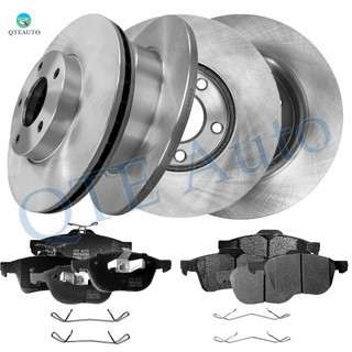 Set of 12 Front 278mm-Rear 265mm Brake Disc Rotors-Front D1230 7947 Rear D1095 7874 Ceramic Brake Pad kit For 2007-2013 Mazda 3