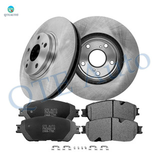 Set of 6 Front 296mm Brake Disc Rotors-Ceramic Brake Pad Kit For 2002 2003 Lexus ES300