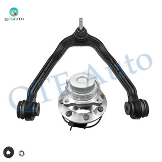 Front Upper Control Arm Ball Joint-Wheel Hub Bearing Assembly For 2003-2005 GMC Savana 2500 With 8 Stud Hub