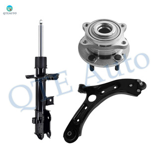 Set of 3 Front Right Lower Control Arm Ball Joint-Wheel Hub Bearing Assembly-Suspension Strut Assembly For 2017-2022 KIA Sportage