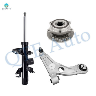 Set of 3 Front Right Lower Control Arm Ball Joint-Wheel Hub Bearing Assembly-Suspension Strut Assembly Replacement For 2015-2017 Chrysler 200