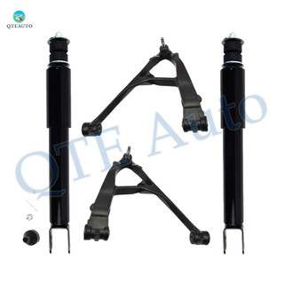 Set of 4 Front Lower Control Arm Ball Joint-Shock Absorber For 2003-2006 Cadillac Escalade ESV