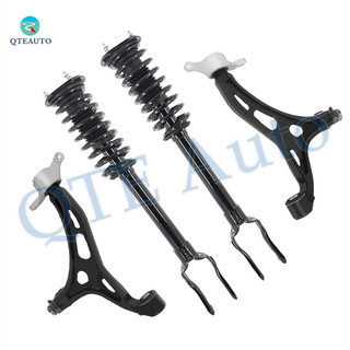 Set of 4 Front Lower Control Arm-Quick Complete Strut-Coil Spring Assembly For 2011-2015 Dodge Durango