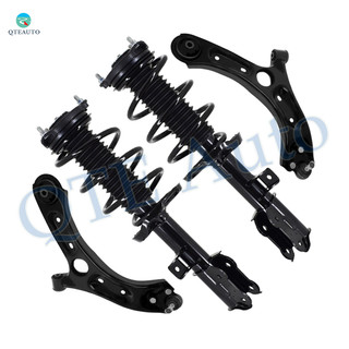 Set of 4 Front Lower Control Arm Ball Joint-Quick Complete Strut-Coil Spring Assembly For 2017-2022 KIA Sportage