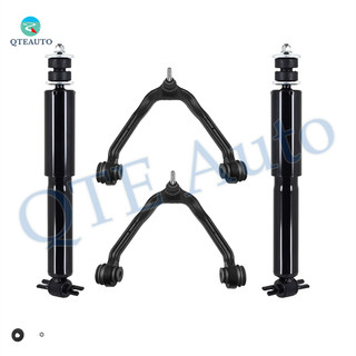 Set of 4 Front Upper Control Arm Ball Joint-Shock Absorber For 2003-2005 Chevrolet Express 2500