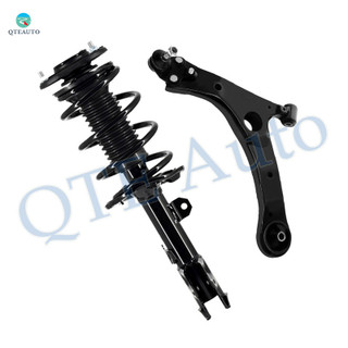 Front Left Lower Control Arm Ball Joint-Quick Complete Strut-Coil Spring Assembly For 2014-2019 Toyota Corolla