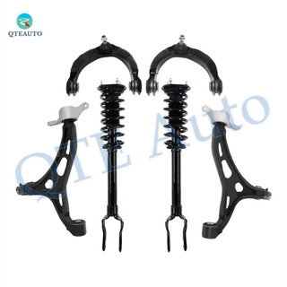 Set of 6 Front Lower Control Arm-Upper Control Arm Ball Joint-Quick Complete Strut-Coil Spring Assembly For 2011-2015 Jeep Grand Cherokee Exc.SRT8 Package