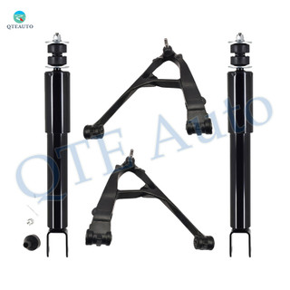 Set of 4 Front Lower Control Arm Ball Joint-Shock Absorber For 2000-2006 Chevrolet Suburban 1500 Monotube Performance Upgrade