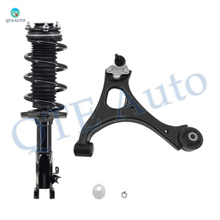 Front Left Lower Control Arm Ball Joint-Quick Complete Strut-Coil Spring Assembly For 2006-2011 Honda Civic Coupe