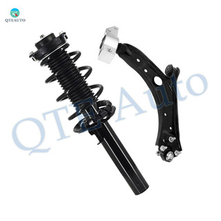Front Left Lower Control Arm-Quick Complete Strut-Coil Spring Assembly For 2006-2013 Audi A3