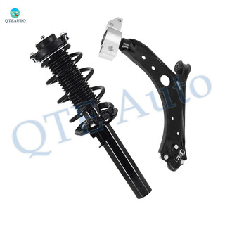 Front Left Lower Control Arm-Quick Complete Strut-Coil Spring Assembly For 2012-2016 Volkswagen EOS