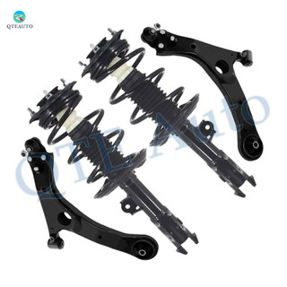 Set of 4 Front Lower Control Arm Ball Joint-Quick Complete Strut-Coil Spring Assembly For 2019-2022 Toyota Corolla
