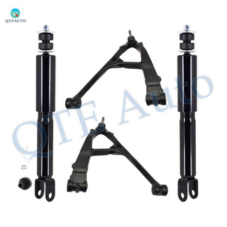 Set of 4 Front Lower Control Arm Ball Joint-Shock Absorber For 2003-2014 Chevrolet Express 1500