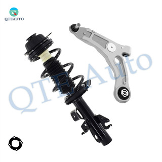 Front Left Lower Control Arm Ball Joint-Quick Complete Strut-Coil Spring Assembly Replacement For 2015-2017 Chrysler 200 FWD