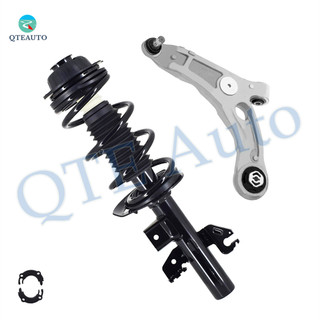 Front Left Lower Control Arm Ball Joint-Quick Complete Strut-Coil Spring Assembly Replacement For 2015-2017 Chrysler 200 AWD