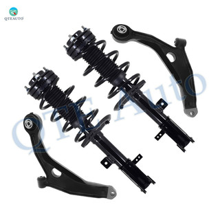 Set of 4 Front Lower Control Arm-Quick Complete Strut-Coil Spring Assembly Replacement Fit For 2011-2014 Chrysler 200
