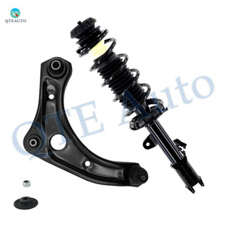 Front Left Lower Control Arm Ball Joint-Quick Complete Strut-Coil Spring Assembly For 2012-2019 Nissan Versa