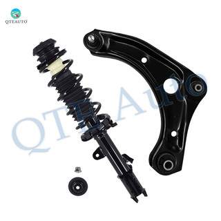 Front Right Lower Control Arm Ball Joint-Quick Complete Strut-Coil Spring Assembly For 2014-2019 Nissan Versa Note