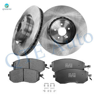 Set of 6 Front 316mm Brake Disc Rotors-Ceramic Brake Pad Kit For 2014 2015 Subaru Forester