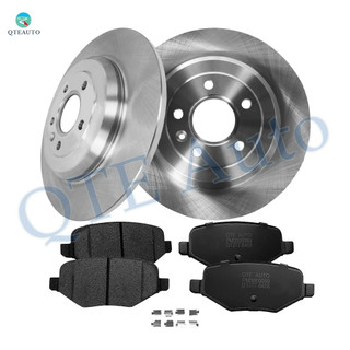 Set of 6 Rear 330mm Brake Disc Rotors-Ceramic Brake Pad Kit For 2009-2019 Ford Flex