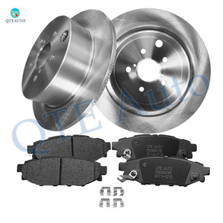 Set of 6 Rear 274mm Brake Disc Rotors-Ceramic Brake Pad Kit For 2013-2015 Subaru XV Crosstrek