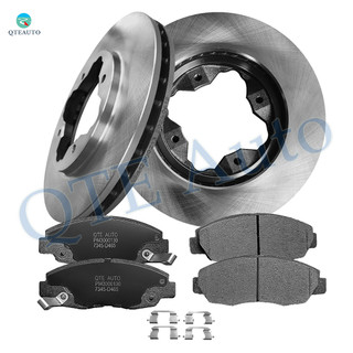 Set of 6 Front 259mm Brake Disc Rotors-Ceramic Brake Pad Kit For 1997 Acura CL L4