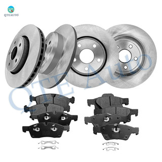 Set of 12 Front-Rear 330mm Brake Disc Rotors-Ceramic Brake Pad Kit For 2011-2014 2020 Dodge Durango