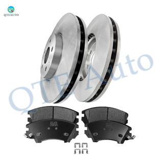 Set of 6 Front 321mm Brake Disc Rotors-Ceramic Brake Pad Kit For 2014-2016 Buick Regal